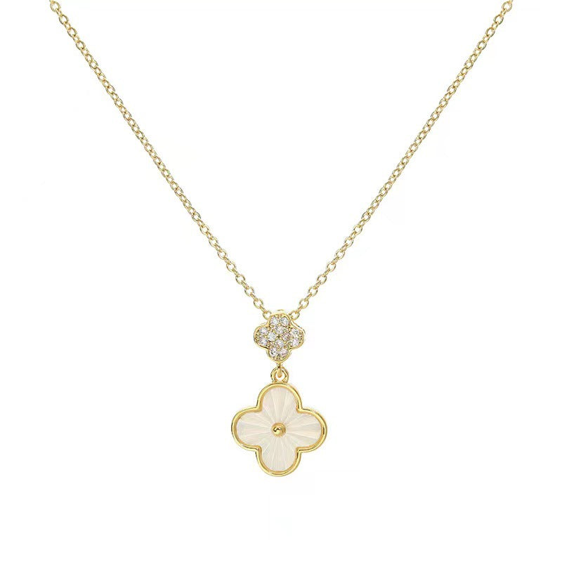 Clover Necklace Clavicle Chain Cn484