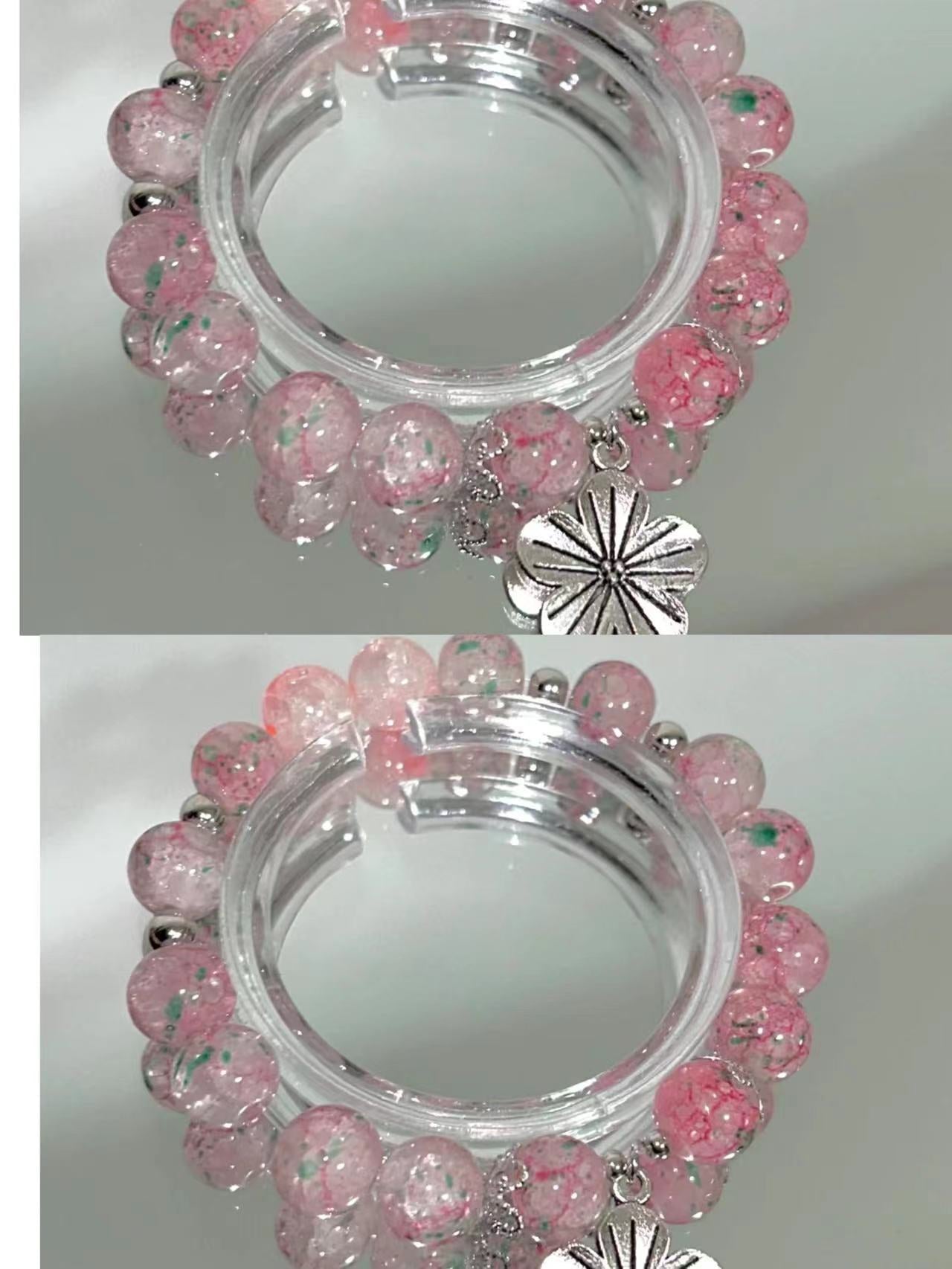 Bracciale rosa con perline Opal XINGX Cn324