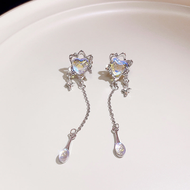 Sweet Cool Moonstone Love Ear Bone Clip Cn517