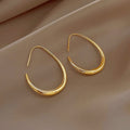 Oval Earrings Simple Retro Cn573