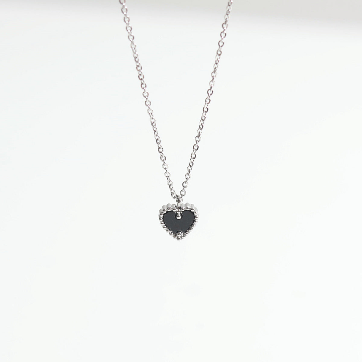 All Match Little Red Heart Necklace Cn0254
