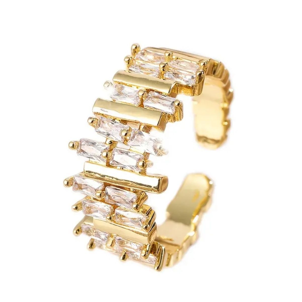 Fashion style hot-selling new zircon open ring