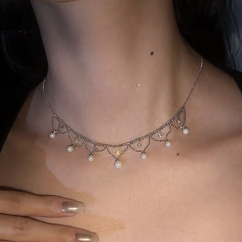 비즈 Dominestone 목걸이 독특한 Clavicile 체인 Cn358