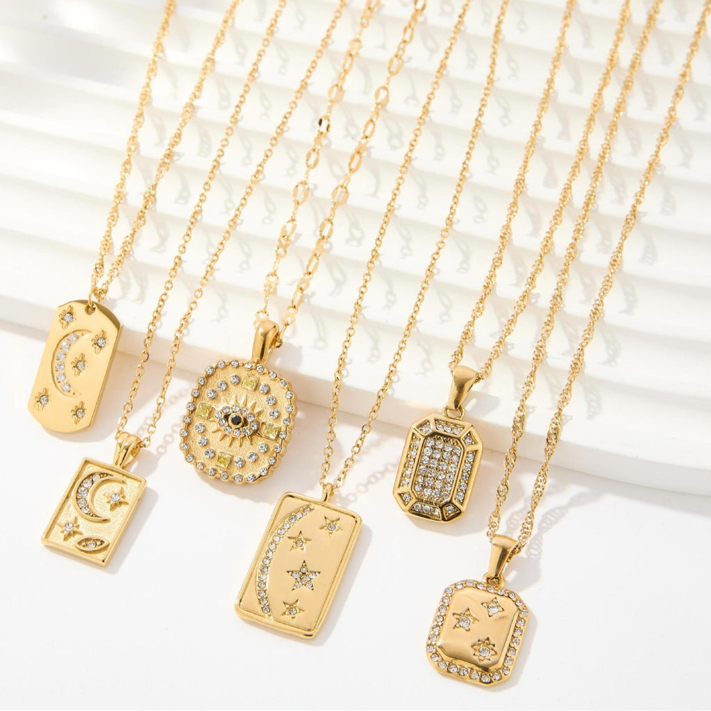 New titanium steel necklace women's simple fashion personality hot-selling women's collarbone chain jewelry