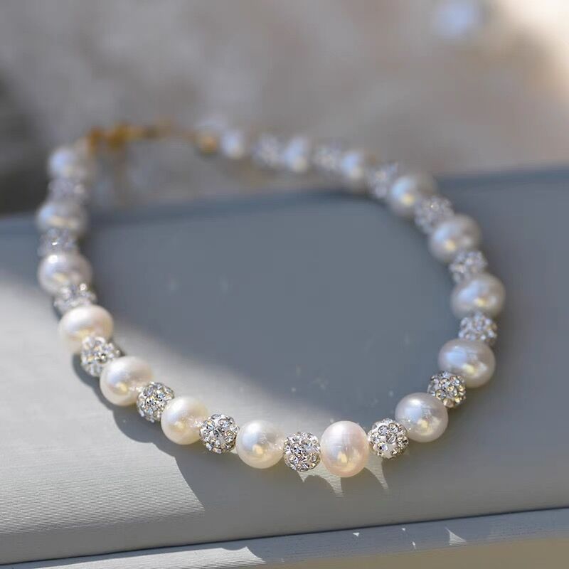 Natural Freshwater Pearl Bracelet Starry 14K Gilded Bracelet Cn537