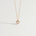 All Match Little Red Heart Necklace Cn0254