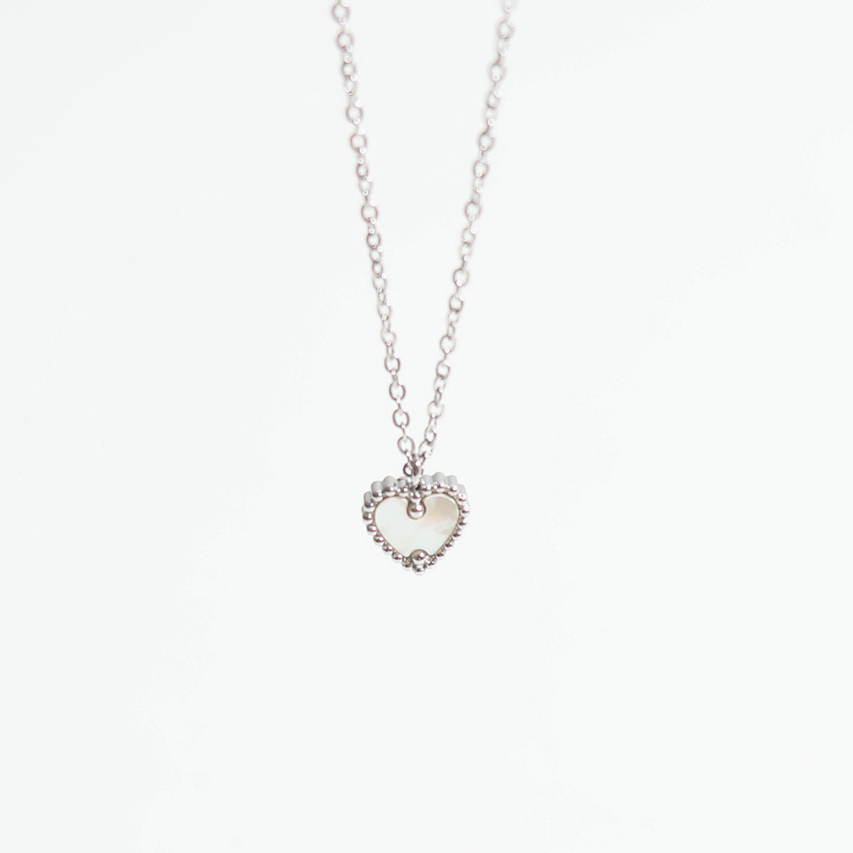 All Match Little Red Heart Necklace Cn0254