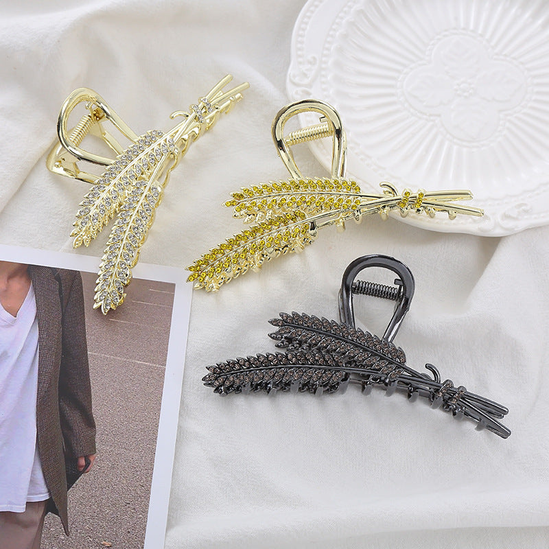 Shark Clip Wheat Hair Barrettes Cn0207