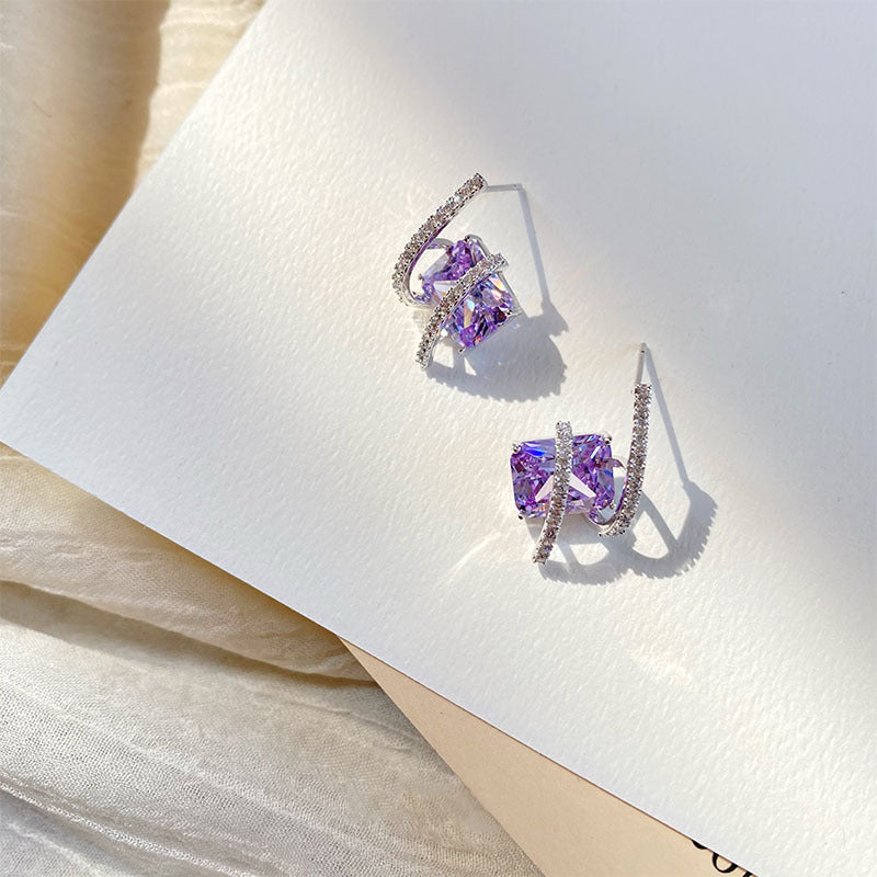 Aurora Purple Sugar Purple Earrings Cn0257