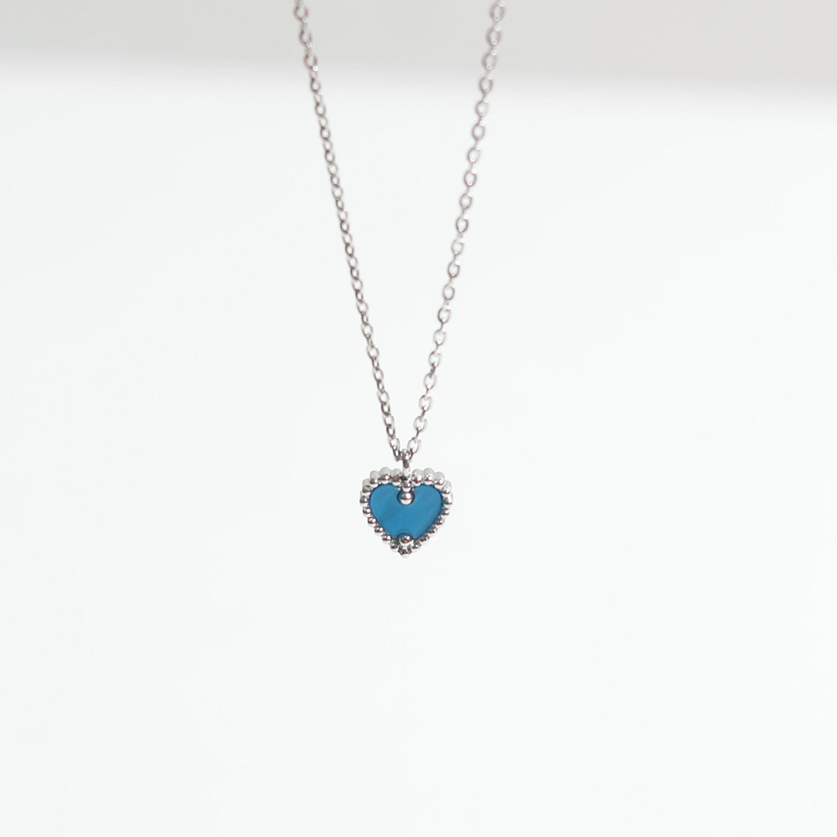 All Match Little Red Heart Necklace Cn0254