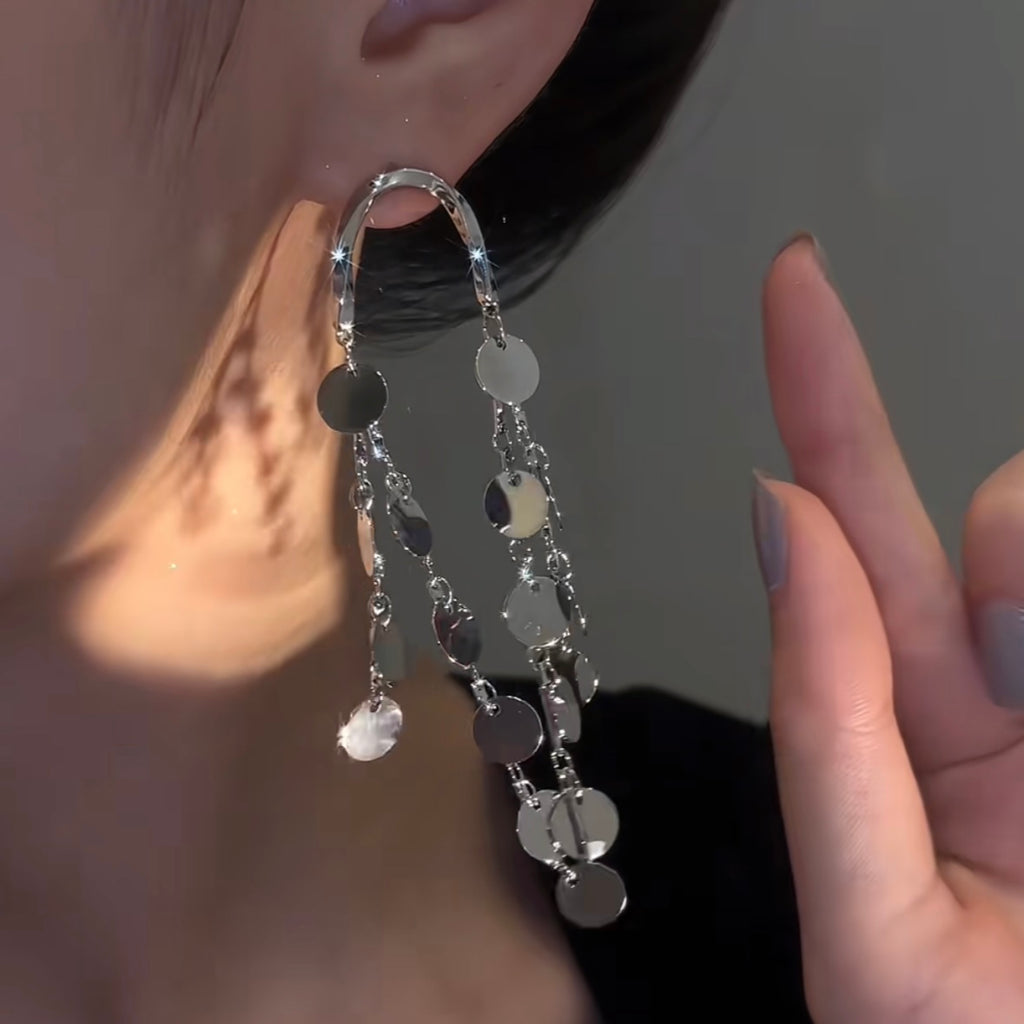 Long Smart Design Earrings Cn409