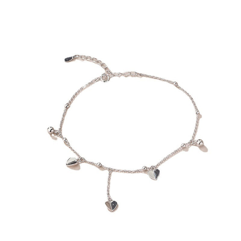 Heart Tassel Anklet Cn0106