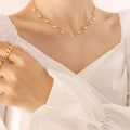 French Style Gentle Natural Freshwater Pearl Necklace Cn556