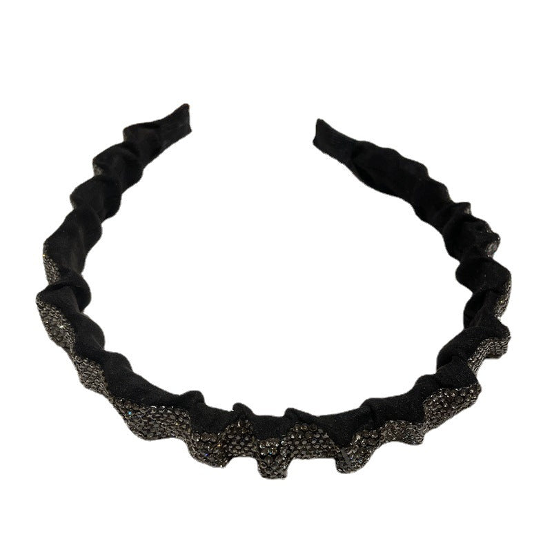 Super Flash Rhinestone Headband Rhinestone Pleated Beautiful Headband Cn507