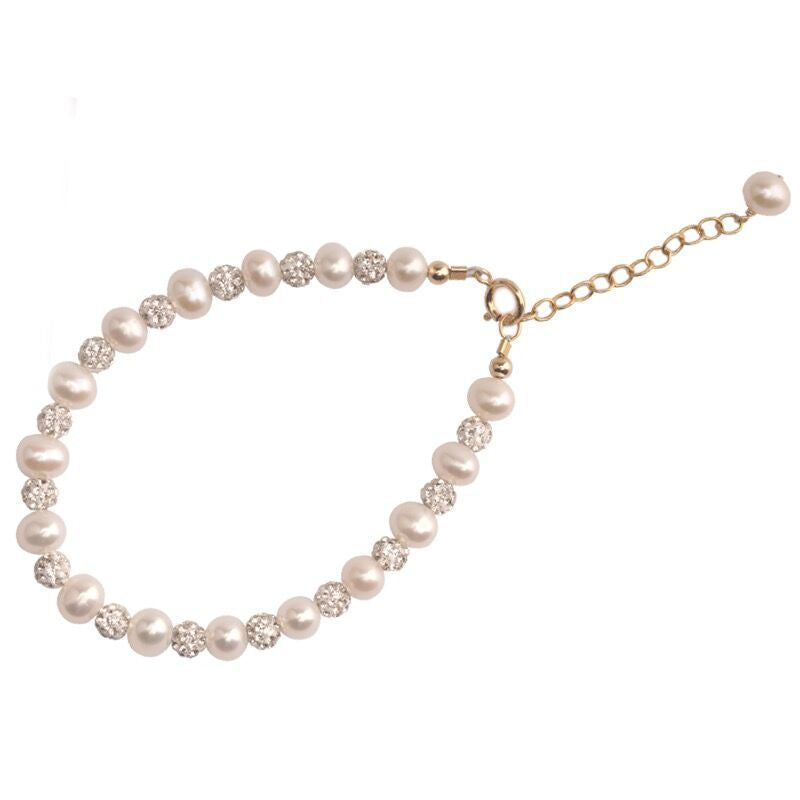Natural Freshwater Pearl Bracelet Starry 14K Gilded Bracelet Cn537