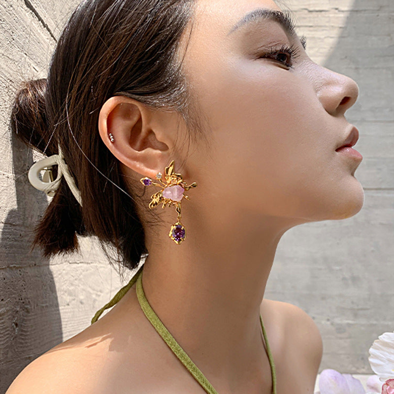 Asymmetric Butterfly Earrings Cn0261