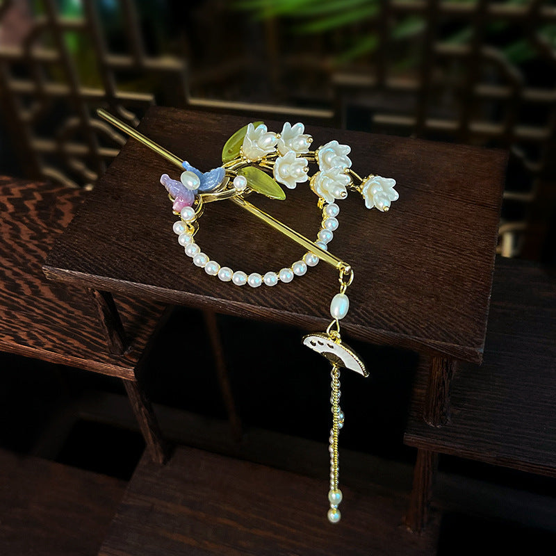 Butterfly Small Flower Hairpin Cn0232