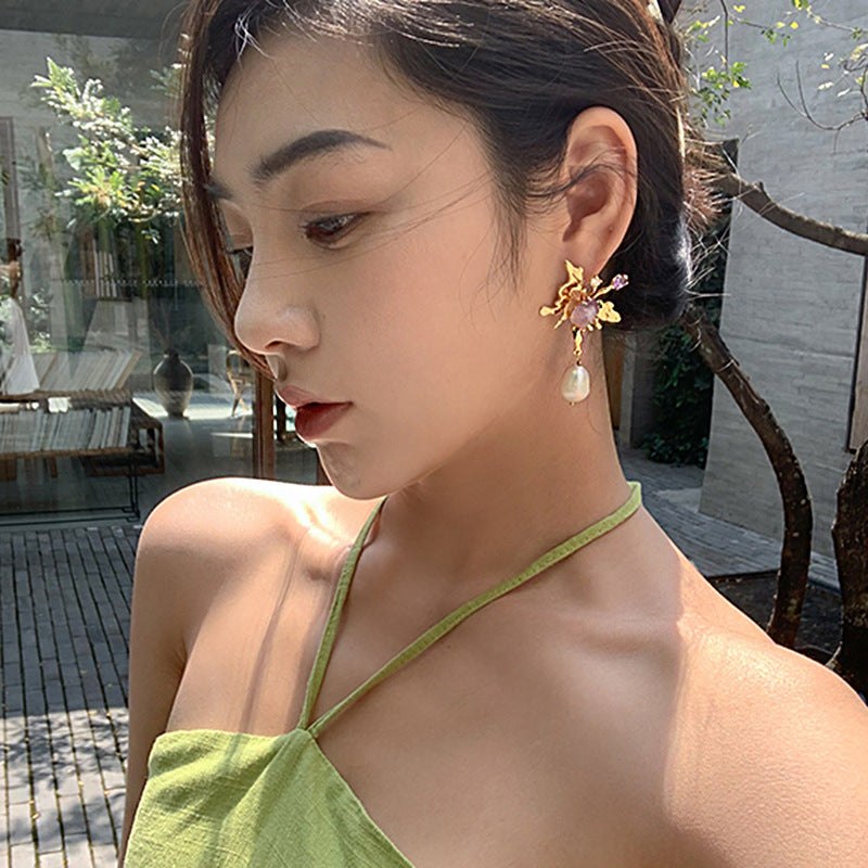 Asymmetric Butterfly Earrings Cn0261