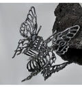 Metal Liquid Butterfly Barrettes Cn0243