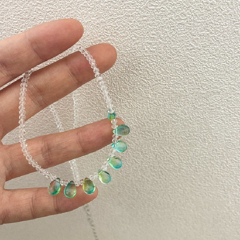 Flower Tassel Earrings Long Cn522