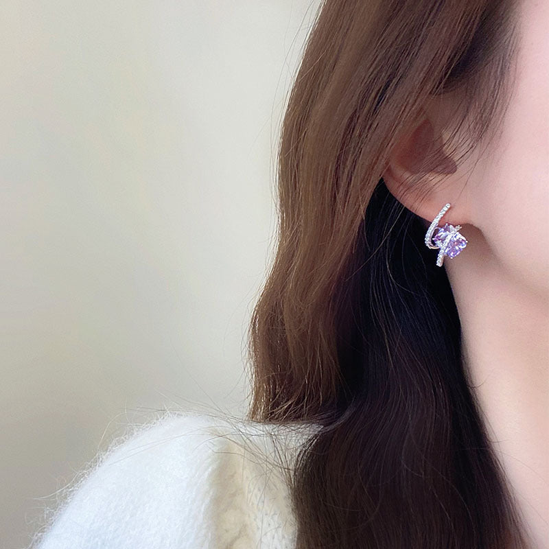 Aurora Purple Sugar Purple Earrings Cn0257