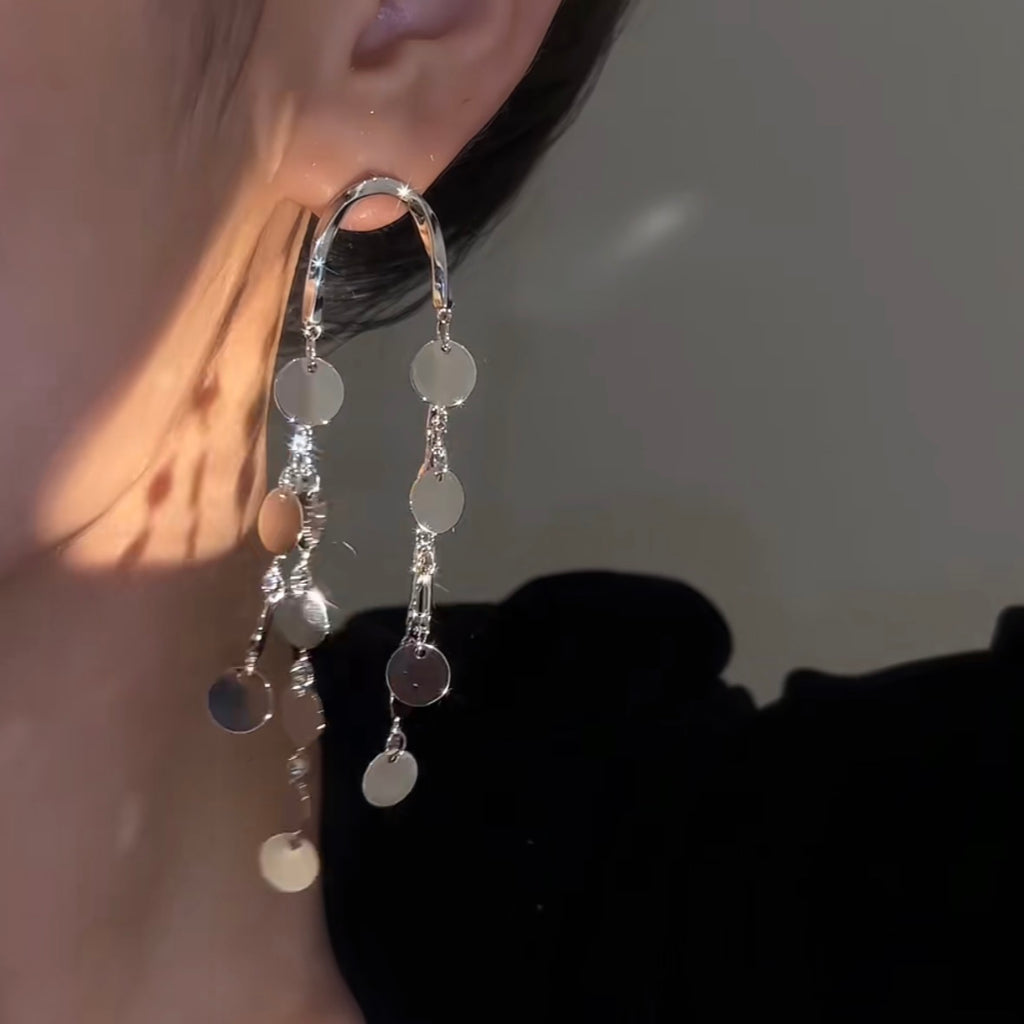 Long Smart Design Earrings Cn409