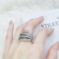 Winding Irregular Ring Female Opening Fashionable Temperamental All-Match Cn576