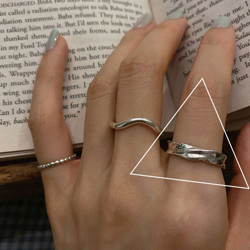 Weaving Hollow Open Ring Cn403