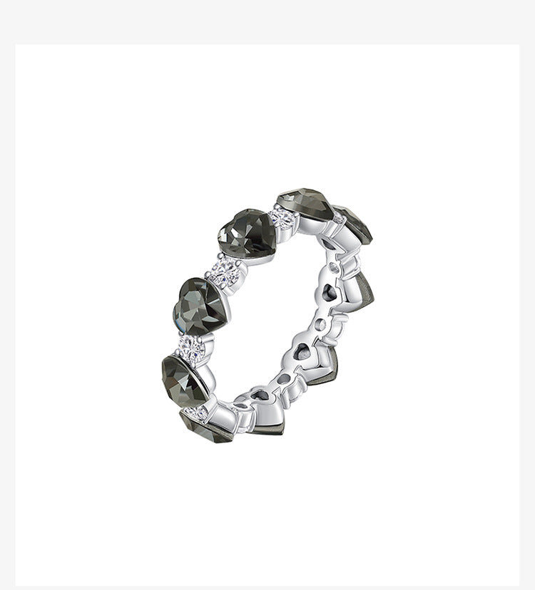 Black Bow Ring Female Imitation Pearl Ring Cn518