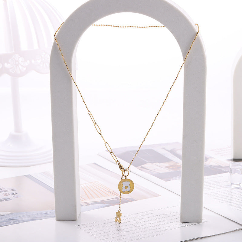 Fritillary Titanium Steel Necklace Cn0280