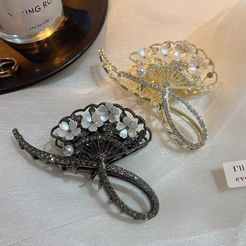 Jasmine Flower Fan Flower Hair Clip Cn0237