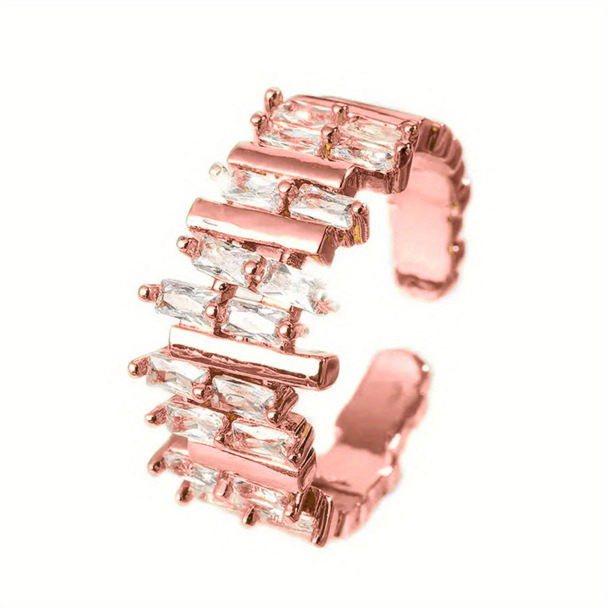 Fashion style hot-selling new zircon open ring