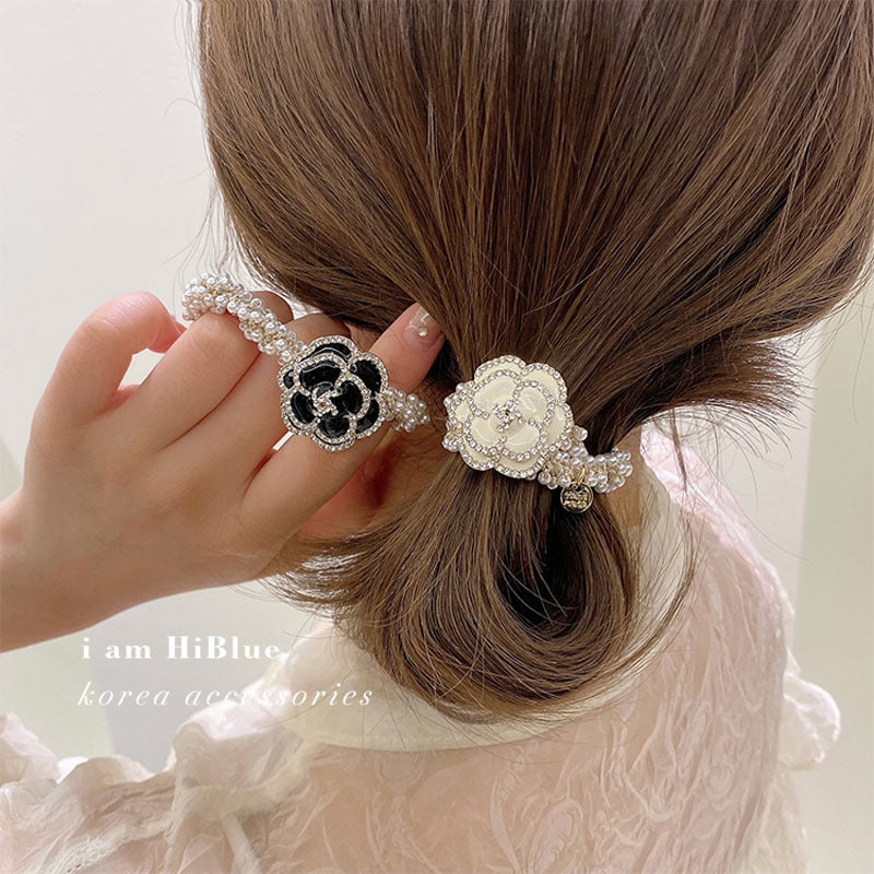 Camellia Hair Accessories Vintage Tie Hair Rope Cn490