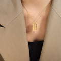Personalized Small Abacus Pendant Necklace Cn567