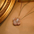Rose Gold Sweater Chain Diamond Necklace Cn510