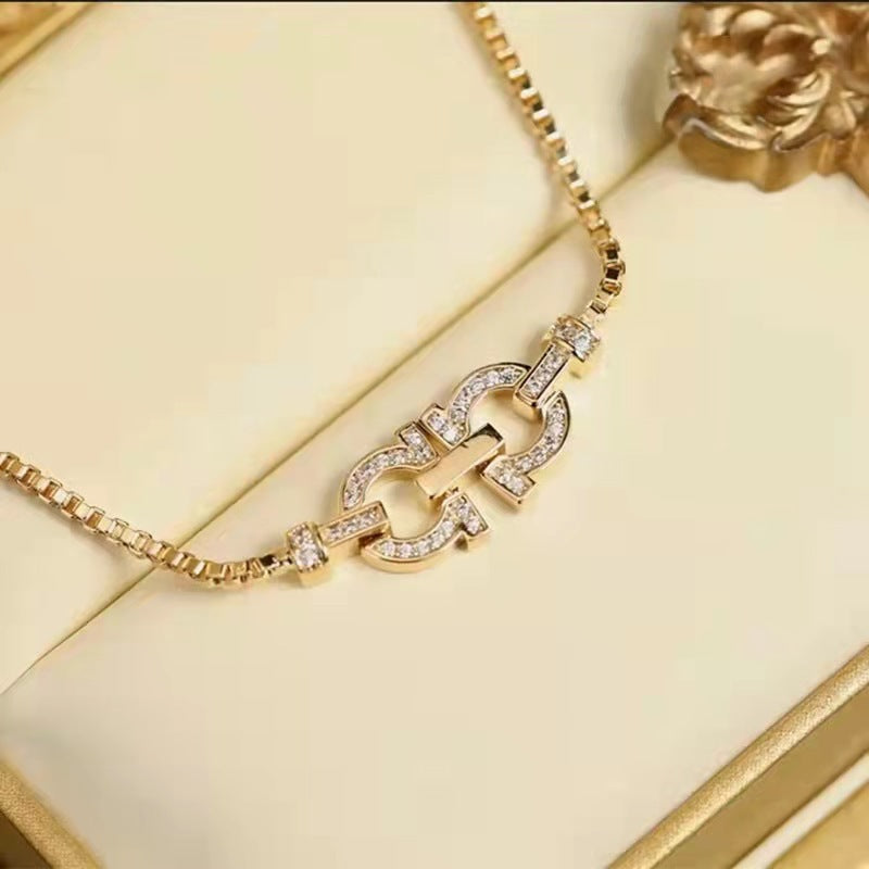 Micro-Inlaid Pull-out Adjustable Bracelet Cn498