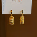 Cage Mid-Moon 18K Electroplated Eardrops Cn0223