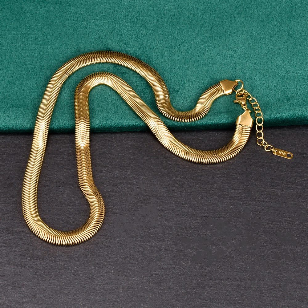 Three-Dimensional Snake Bone Clavicle Chain European Bracelet Cn0275