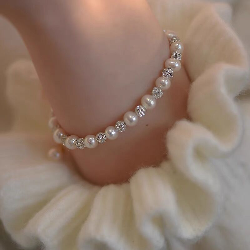 Natural Freshwater Pearl Bracelet Starry 14K Gilded Bracelet Cn537