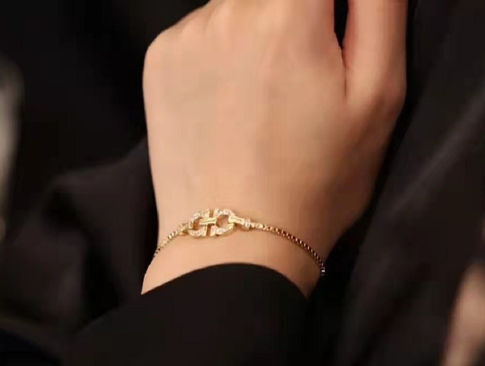 Micro-Inlaid Pull-out Adjustable Bracelet Cn498