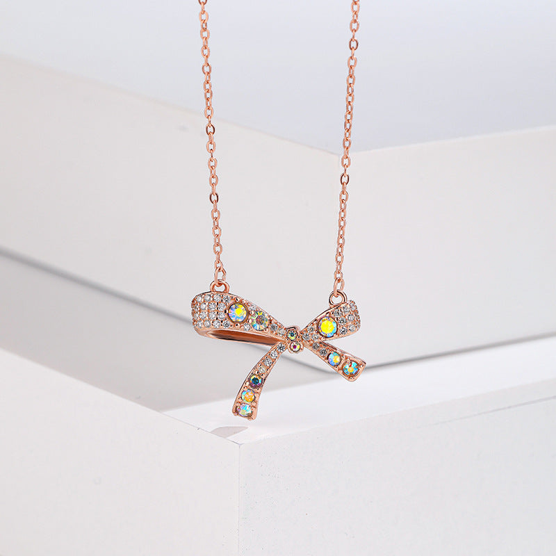 Bow Necklace Collar Chain CN462