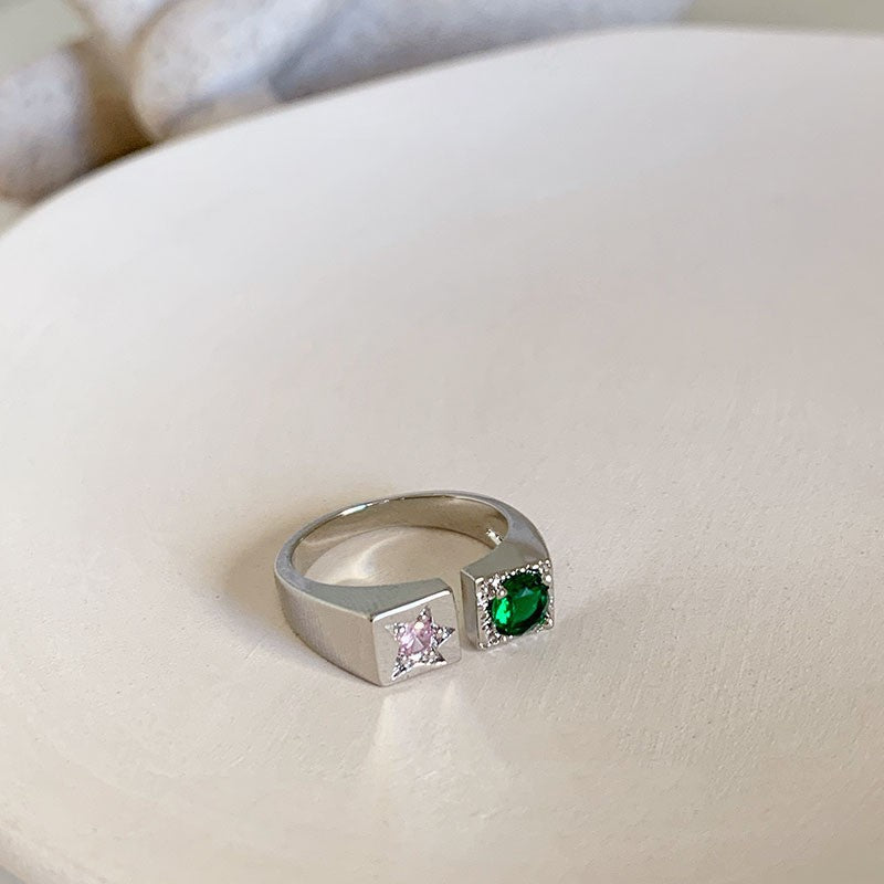 Weaving Hollow Open Ring Cn403