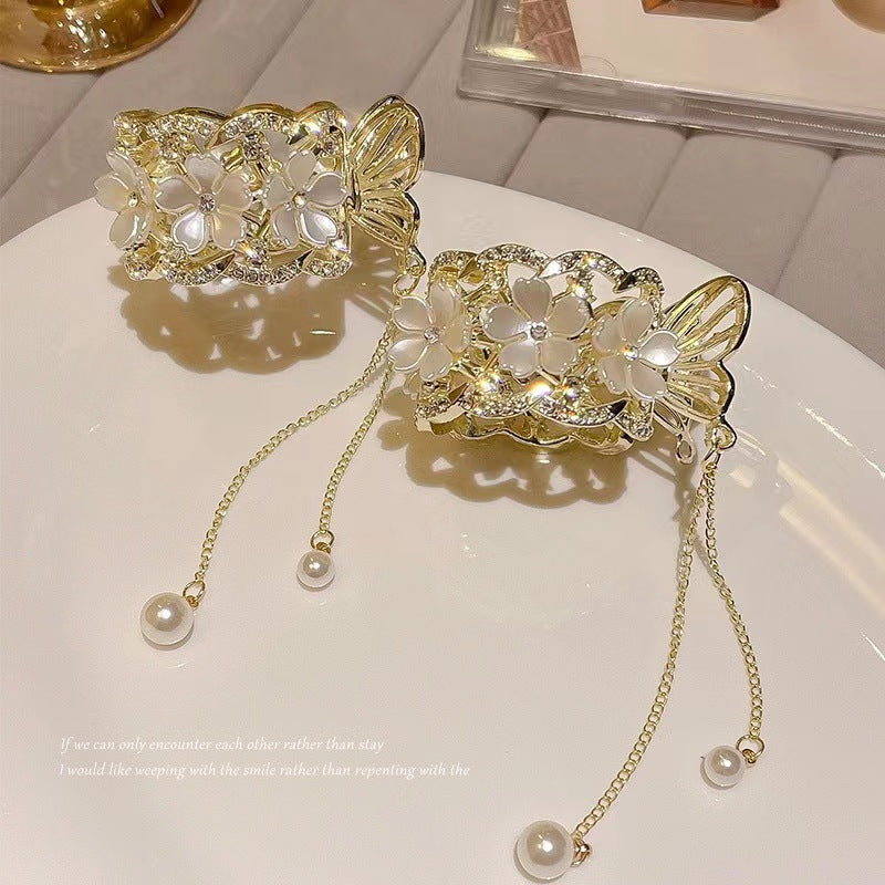 Tassel Rhinestone Flower Headwear Cn0245