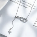 Ins Style English Letter Tassel Necklace Cn502