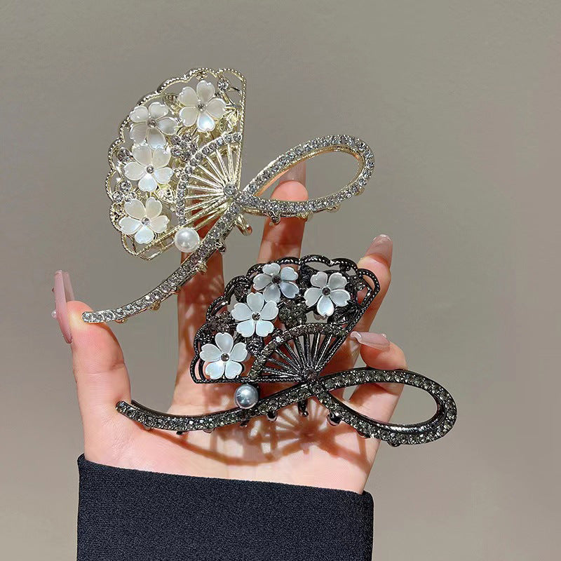 Jasmine Flower Fan Flower Hair Clip Cn0237