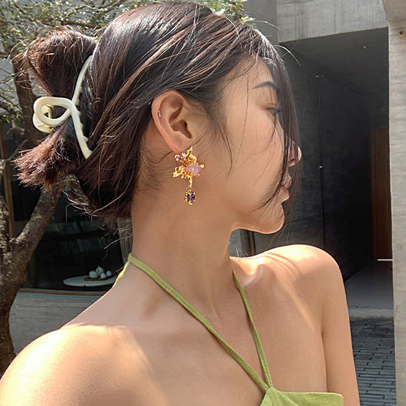 Asymmetric Butterfly Earrings Cn0261