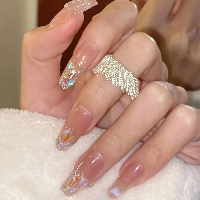 체인 긴 프린지 귀걸이 Cn370