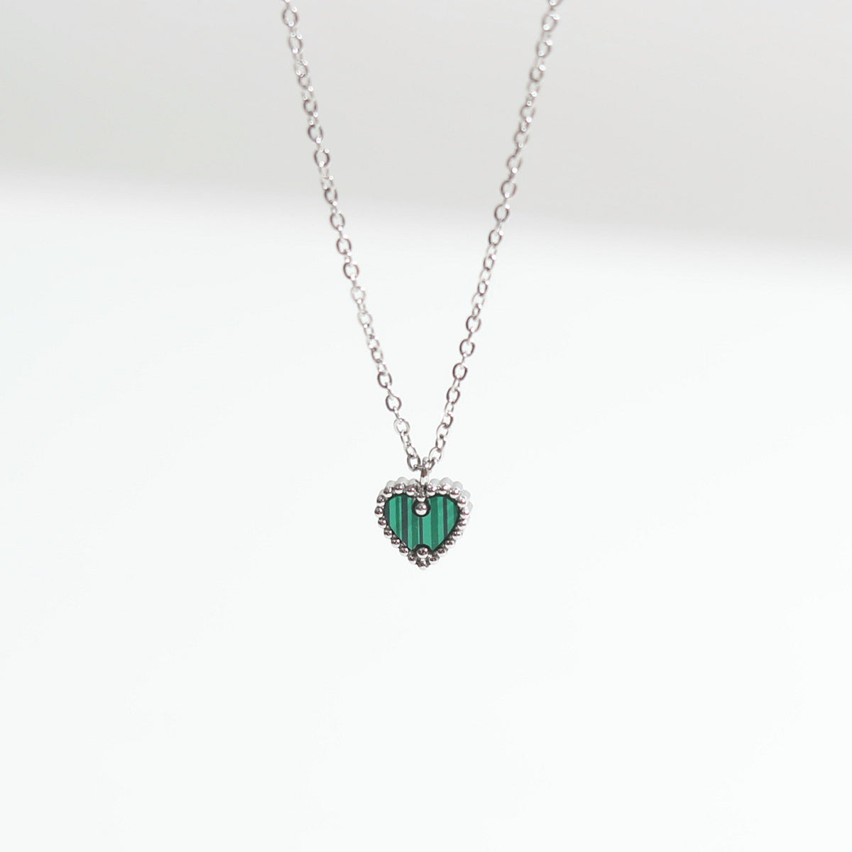 All Match Little Red Heart Necklace Cn0254