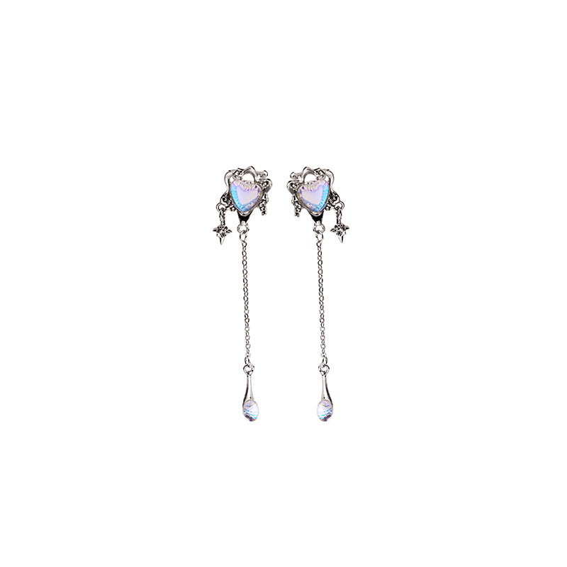 Sweet Cool Moonstone Love Ear Bone Clip Cn517