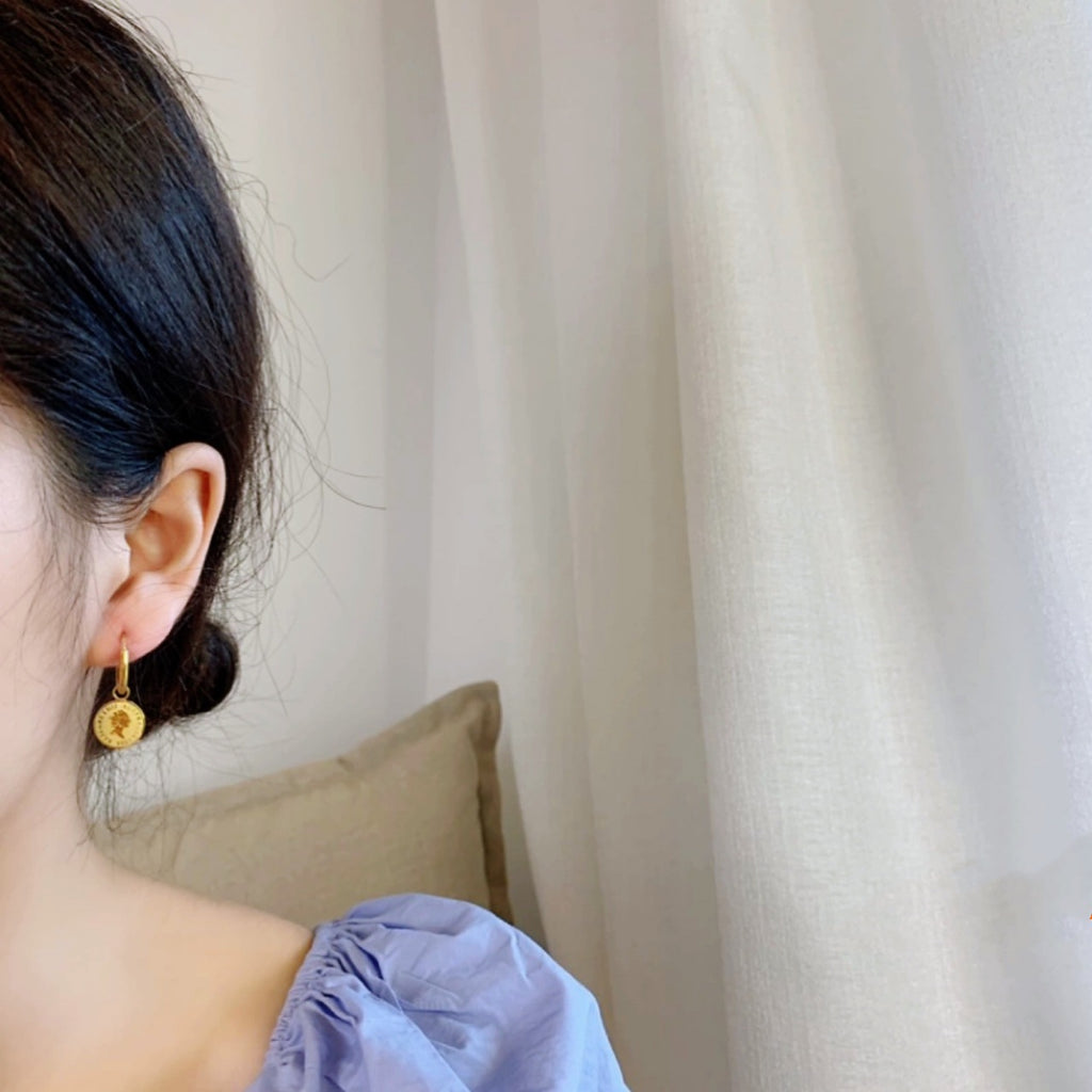 Titanium Steel Rose Gold Ear Clip Cn0256